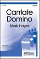 Cantate Domino SATB choral sheet music cover